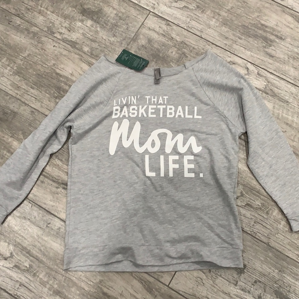 NWT Basketball Mom top